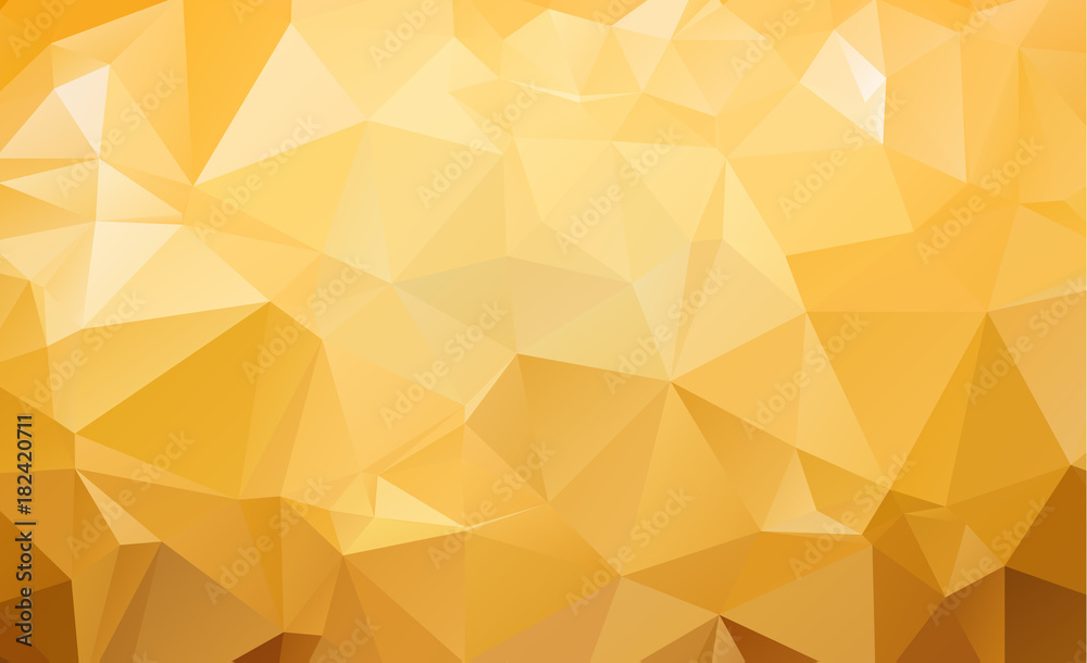 Light Orange vector Low poly crystal background. Polygon design pattern. Low poly illustration, low polygon background. Light Orange vector Low poly crystal background. Polygon design pattern. Low poly illustration, low polygon background.