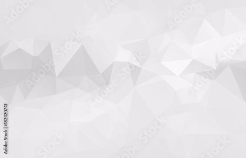 Light gray vector blurry triangle background design. Geometric background in style with gradient