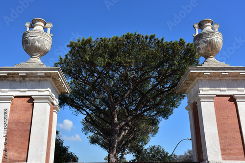 Napoli, ingresso del parco Virgiliano di Posillipo photo