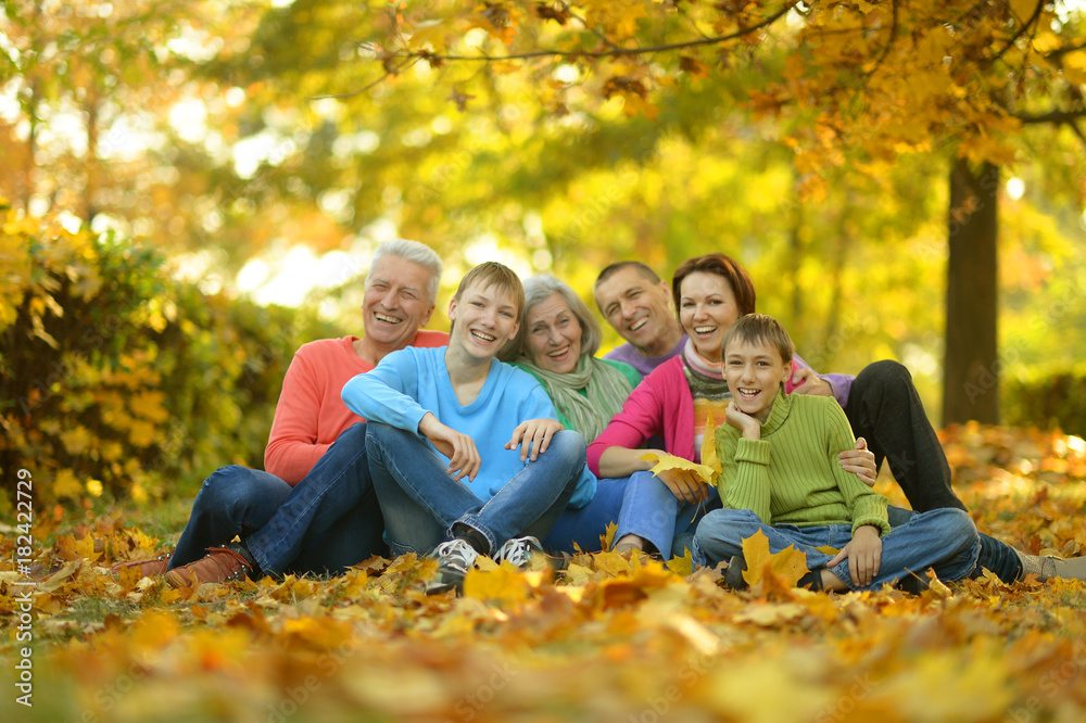 Big family having fun Big family having fun