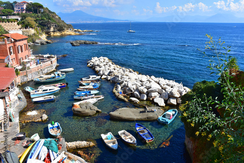Napoli, piccolo porto di Marechiaro a Posillipo photo