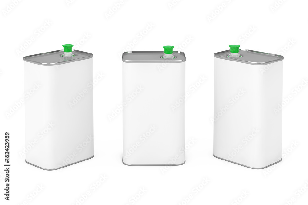 Olive Oil Can with Blank Space for Yours Design. 3d Rendering Olive Oil Can with Blank Space for Yours Design. 3d Rendering