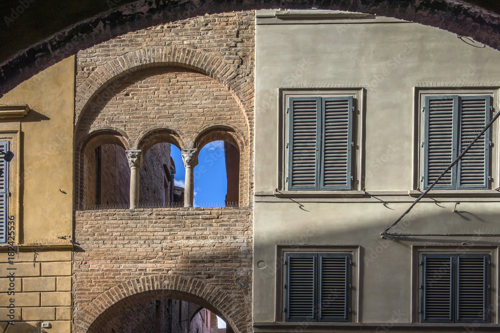 Obraz premium Renaissance windows and walls