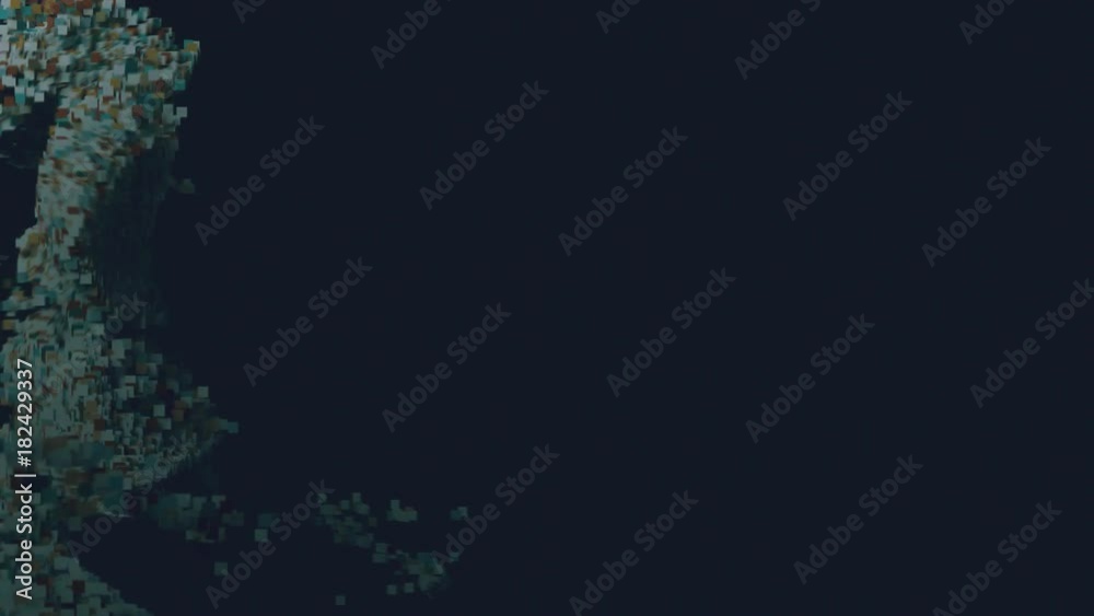 Abstract particle vortex / tornado. Stylish, trendy and modern animation with copy space. Abstract particle vortex / tornado. Stylish, trendy and modern animation with copy space.