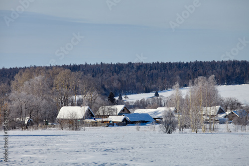 Russian village in winter © Sergei Malkov