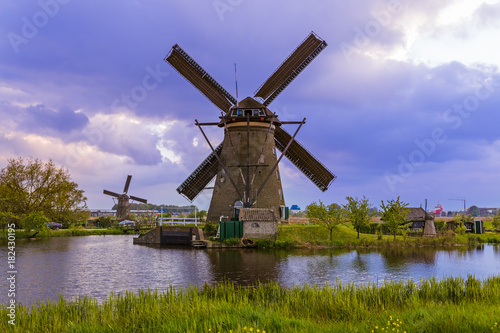 Windmills in Kinderdijk - Netherlands