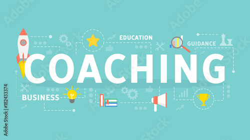 Coaching concept illustration.