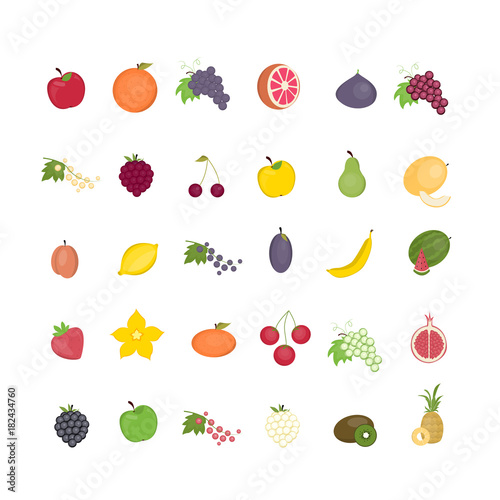 Different fruit set.