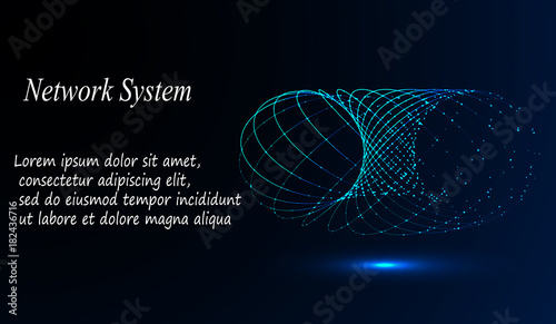 3d geometric vector background for business or science presentation.