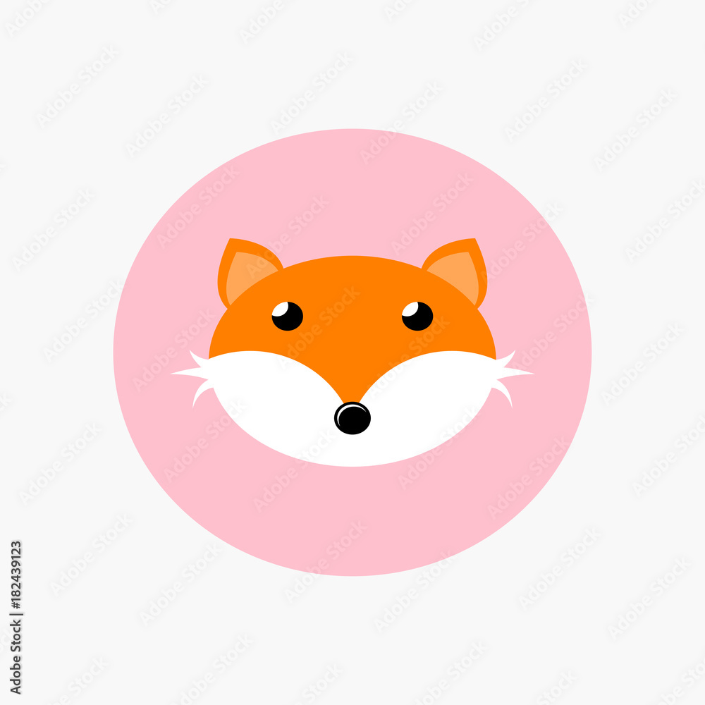 vector of cartoon fox vector of cartoon fox