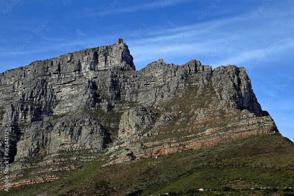 Hiking on the Table Mountain, Cape Town, South Africa Hiking on the Table Mountain, Cape Town, South Africa