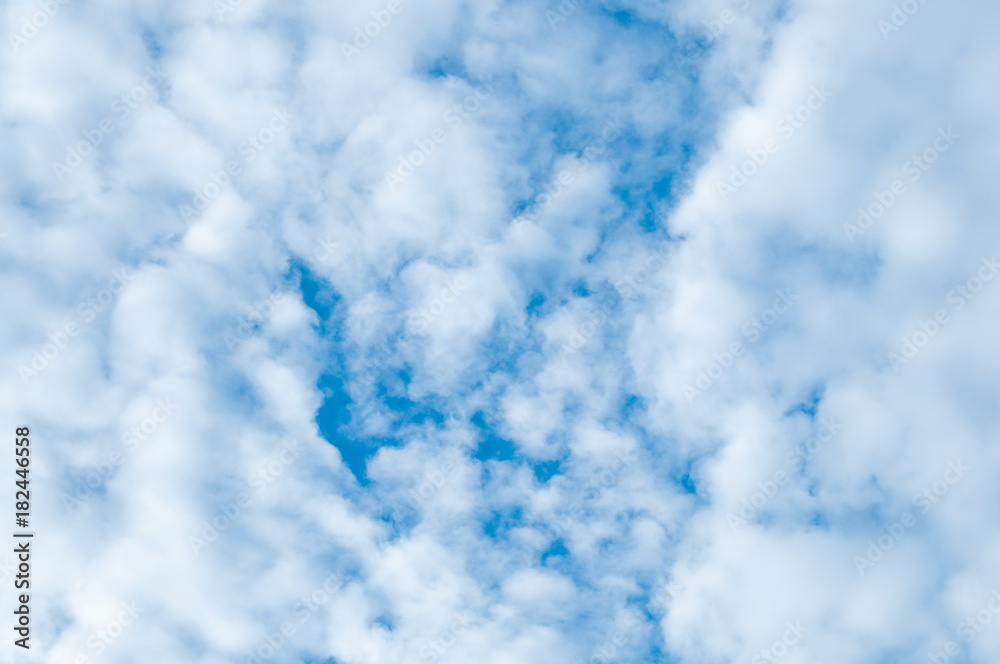 Obraz premium Clouds and blue sky.