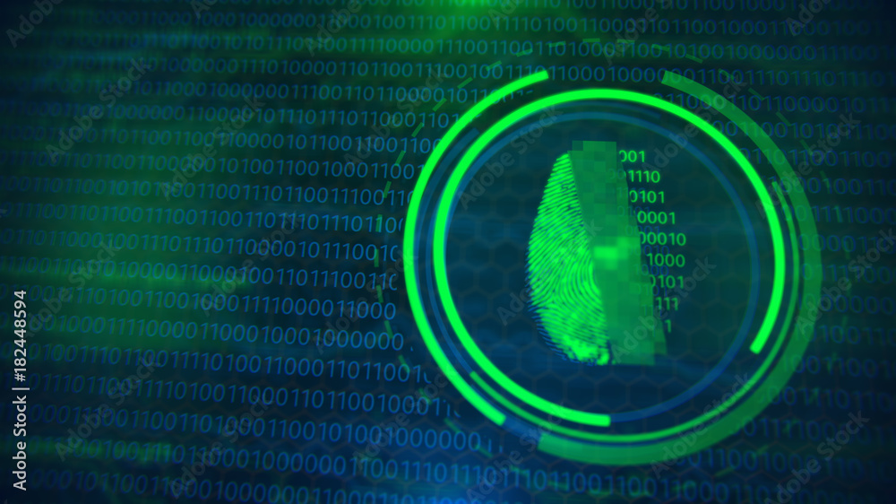 Cybersecurity and information technology. Blue, cyan, green background with digital integrated network technology. Printed circuit board. Technology background. 3D illustration. PCB, Code, HTML. Cybersecurity and information technology. Blue, cyan, green background with digital integrated network technology. Printed circuit board. Technology background. 3D illustration. PCB, Code, HTML.