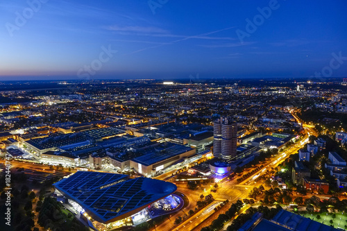 Look at Munich and the BMW Headquarters © pwmotion