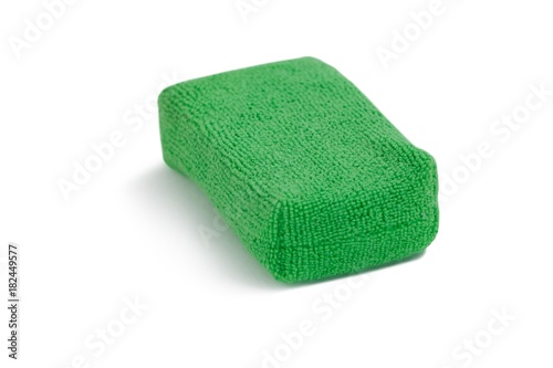 Sponge pad on white background