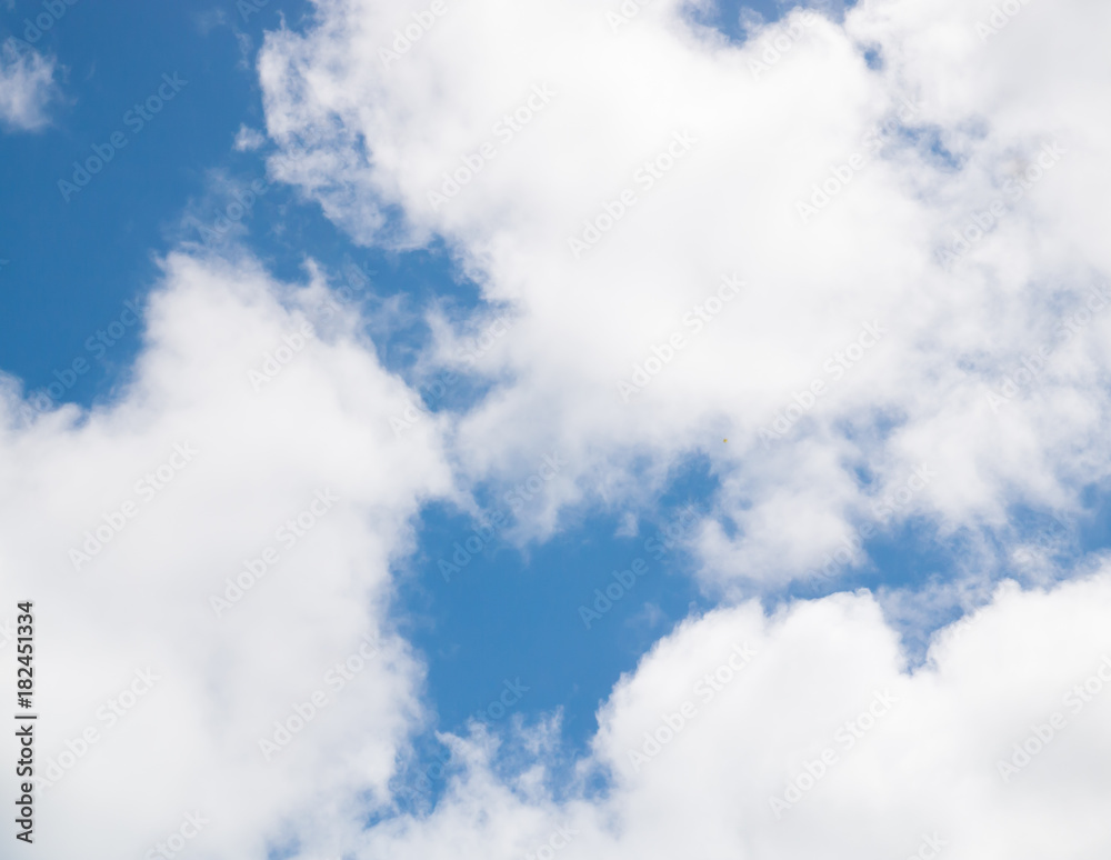 clouds in the blue sky clouds in the blue sky