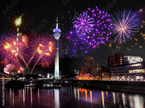 Feuerwerk in Düsseldorf
