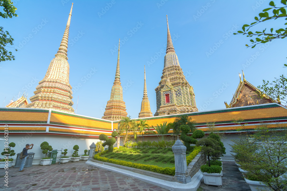 Wat Pho Buddhist temple in Bangkok, Thailand