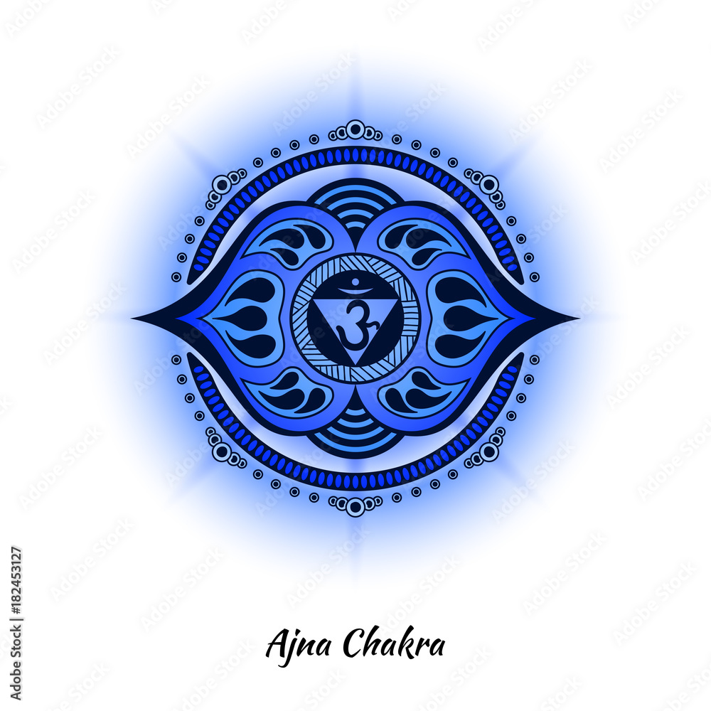 Fototapeta premium Ajna chakra design