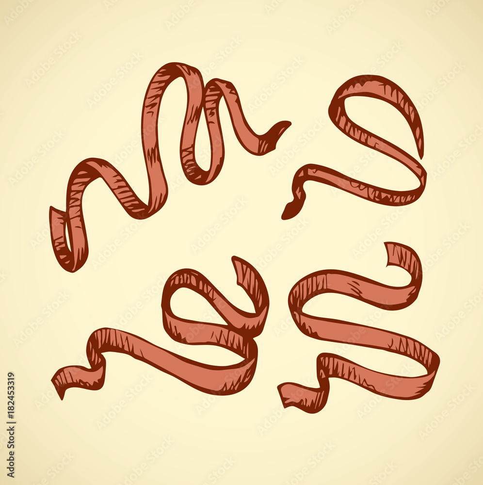 Obraz premium Tape. Vector drawing