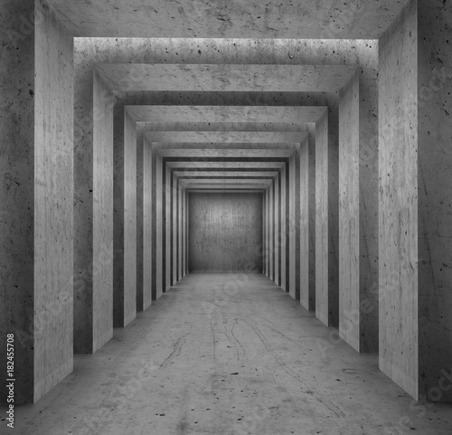 Tablou canvas Concrete columns passage background
