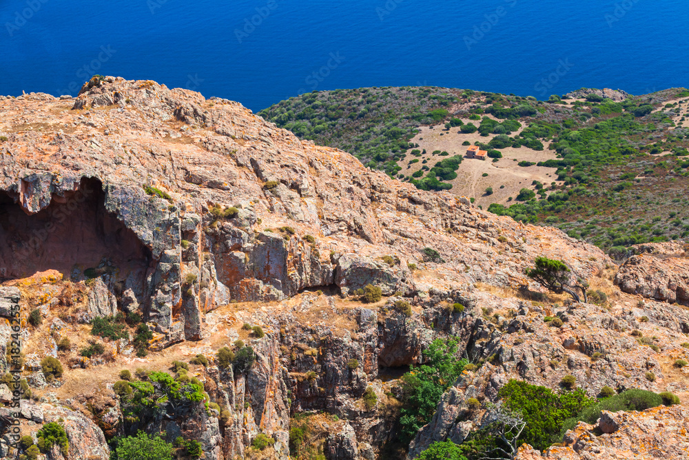Corsica, France. Landscape of Piana district