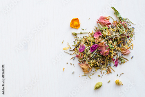 herbal flowers tea