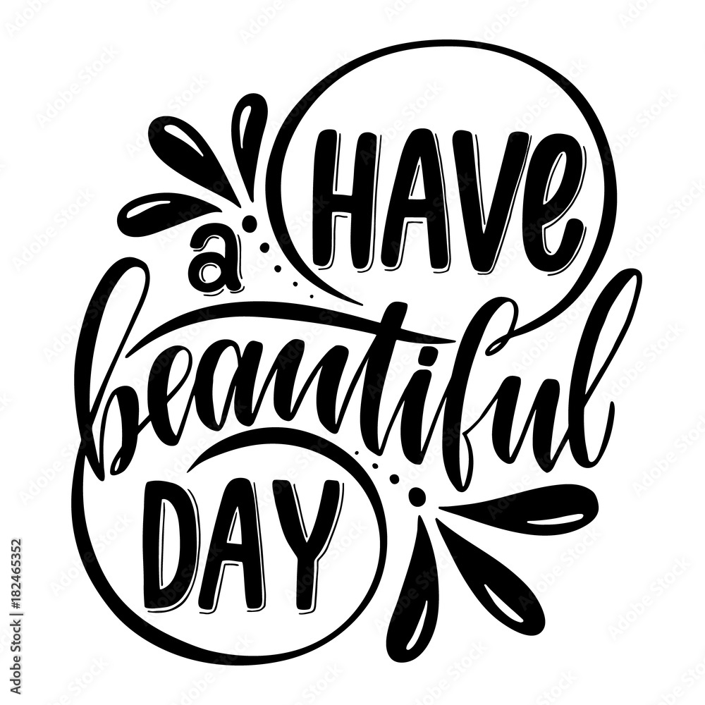 Have a beautiful day.