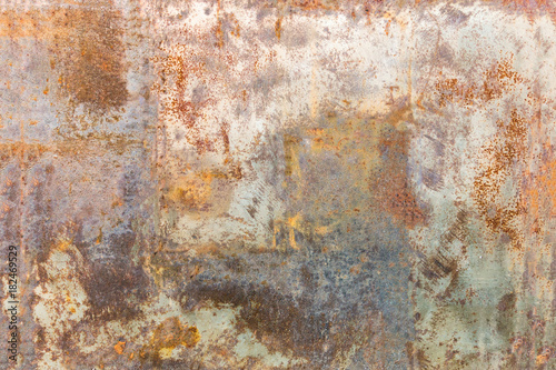 Background of rusty metal wall
