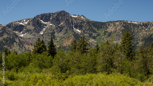 Mt. Tallac seen from Taylor Creek photo