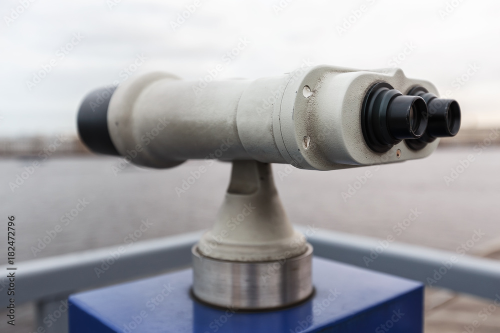 tourist binoculars at Peter-Pavel Fortres tourist binoculars at Peter-Pavel Fortres