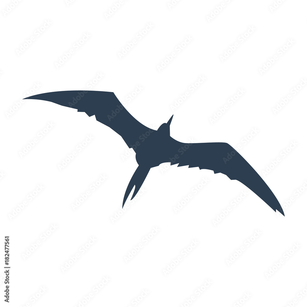 Fototapeta premium Flying bird icon