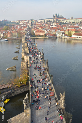 Charles Bridge in Prague.