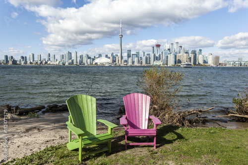 Photography Toronto skyline from the Centre Island