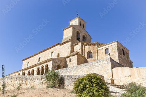Virgen del Rivero church in San Esteban de Gormaz, province of Soria, Spain