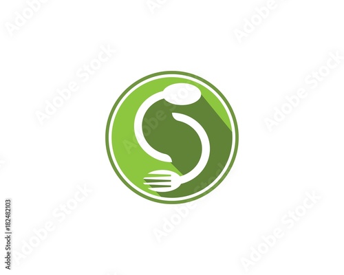 fork and spoon icon vector