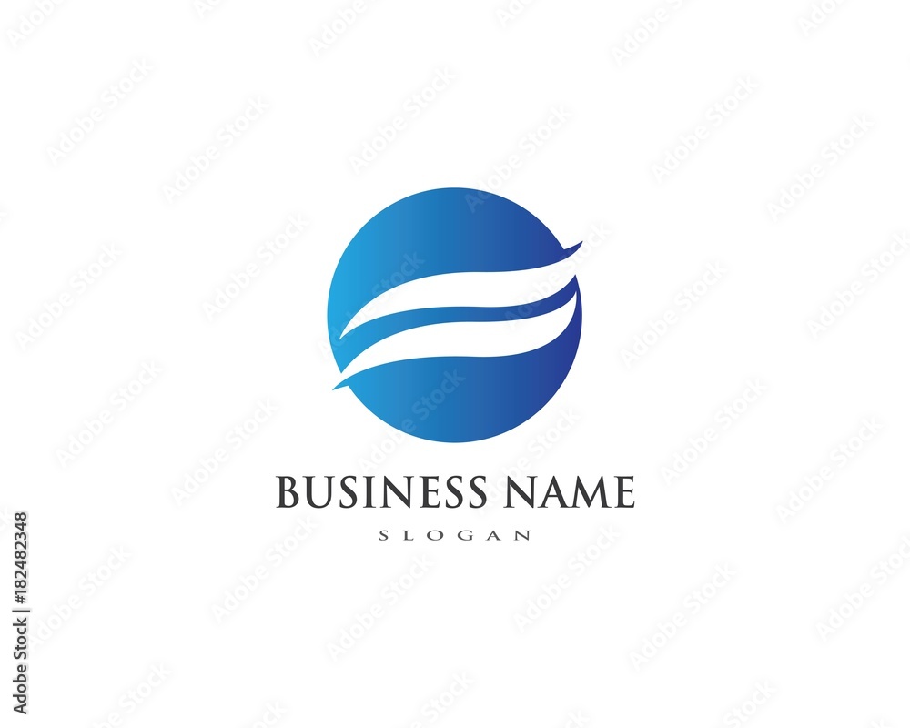 Water Wave symbol and icon Logo Template Water Wave symbol and icon Logo Template