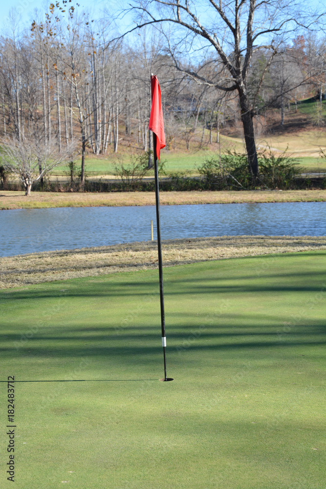 Obraz premium sink the putt