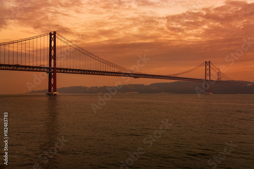 Tejo bridge in Lisbon