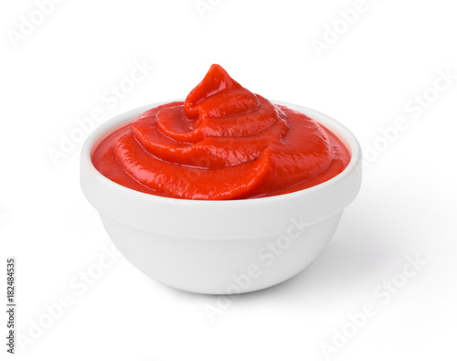 ketchup in the bowl