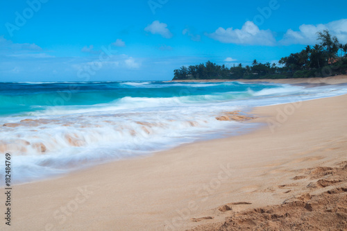 Sunset Beach in Oahu, Hawaii