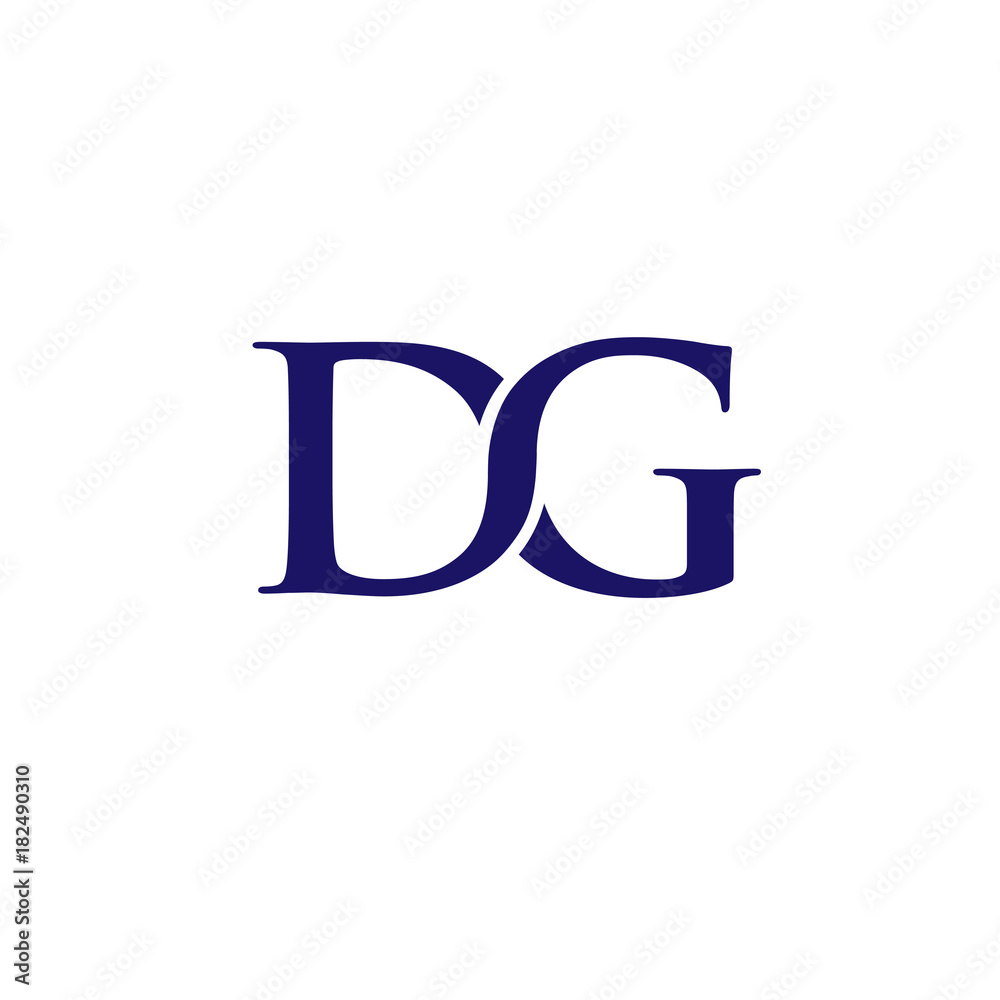 DG letter logo design vector illustration template, D letter logo vector,  letter D and G logo vector, creative Letter D&G letter logo Stock Vector |  Adobe Stock