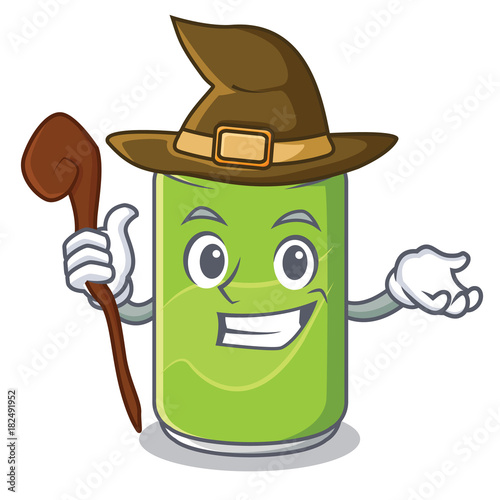 Witch soft drink character cartoon