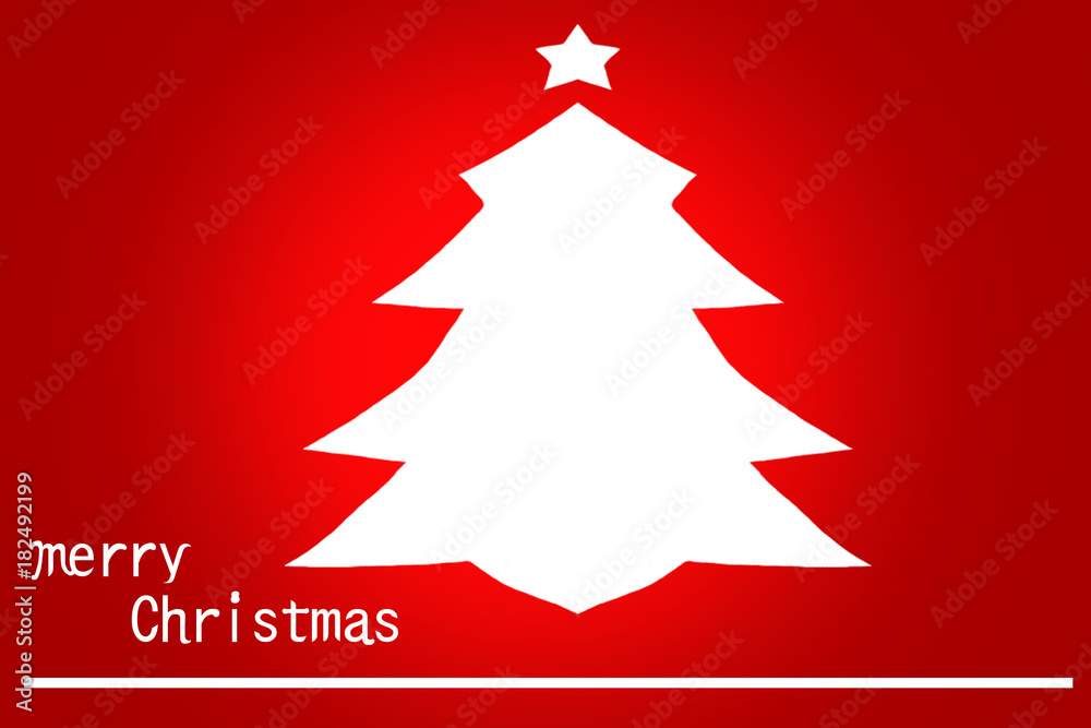 クリスマスカード・クリムゾンレッドカラー クリスマスカード・クリムゾンレッドカラー