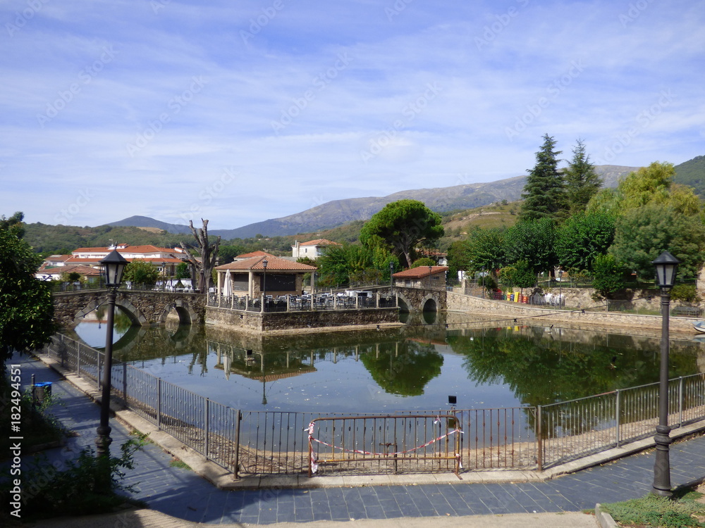 Jarandilla de la Vera, pueblo de Cáceres, en la comunidad autónoma de Extremadura (España)