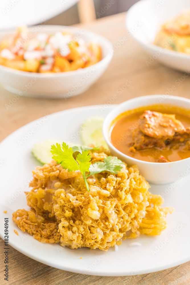 Curry pork bones Curry pork bones