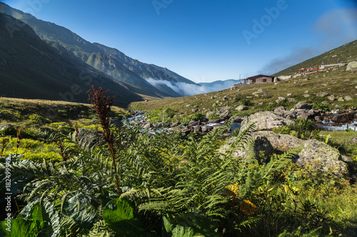 Village of Kavrun plateau or tableland in Kackar Mountains photo