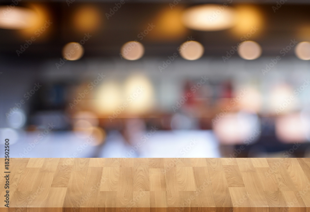 can used for display your products on Empty wooden table blurred background selective focus can used for display your products on Empty wooden table blurred background selective focus