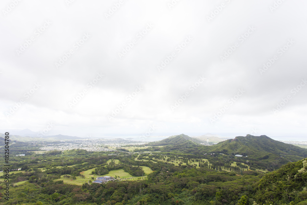ハワイ　ヌアヌパリ展望台