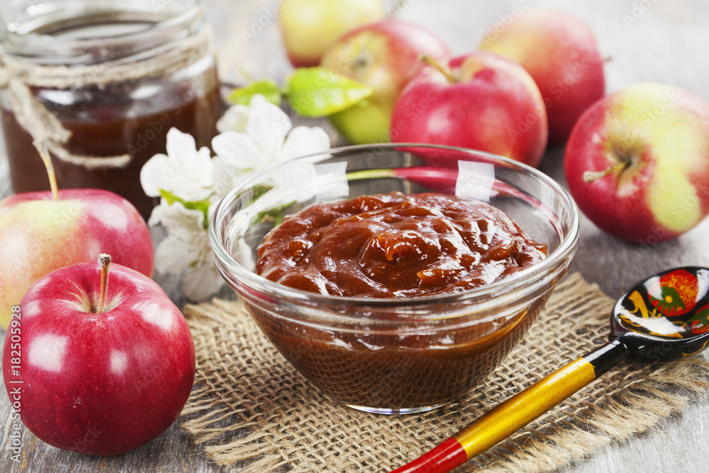 Fresh apple jam